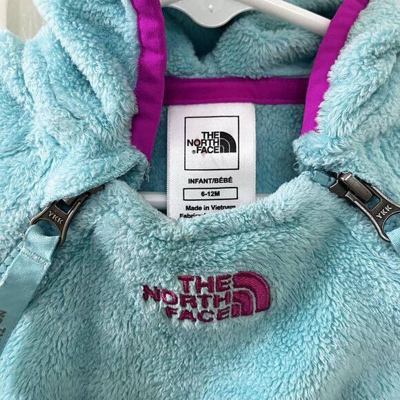 The North Face Buttery Fleece Bunting Suit Infant Girls Size 6-12 Months - Picture 5 of 16